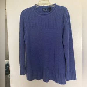 Crazy Horse by Liz Claiborne Blue Soft Cozy Sweater Size L